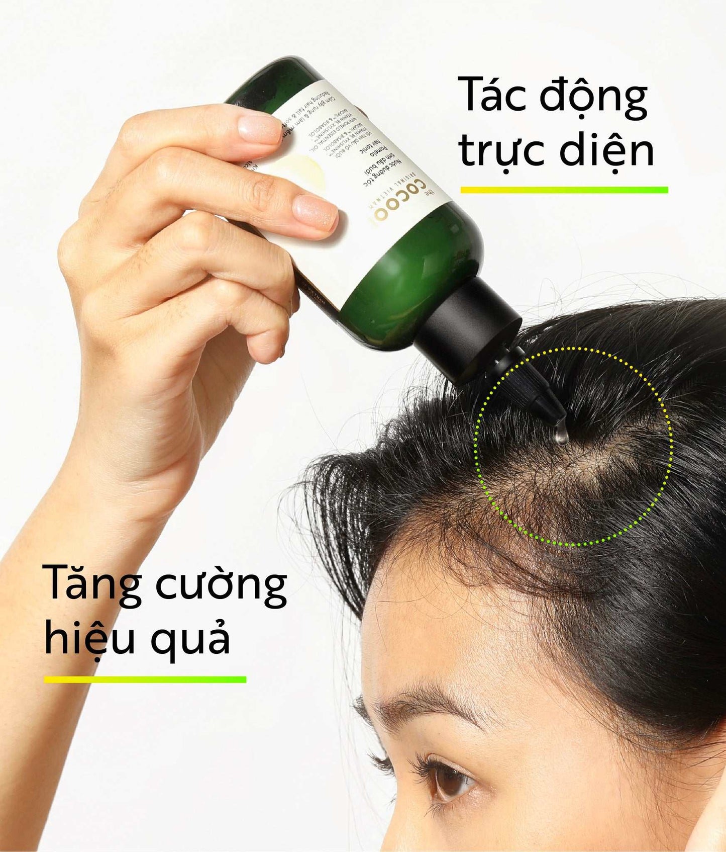 Cocoon Pomelo Hair Tonic 140mlThe vegan pomelo cocoon hair tonic is a treatment product for hair loss, weak hair, thin hair and slow hair growth.From Vietnamese traditional pomelo peel oil blend