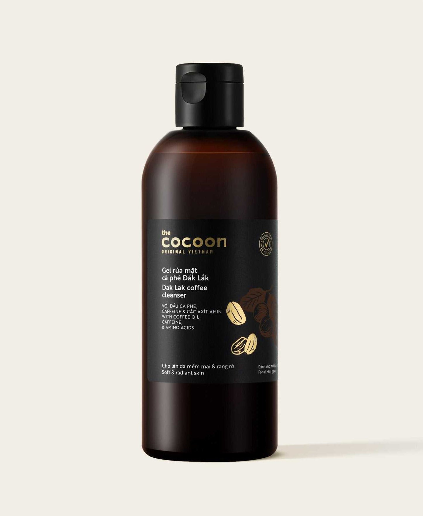 Cocoon Dak Lak Coffee Face Wash 310 ml With a gentle sulfate-free formula, Đắk Lắk coffee face wash effectively cleanses without drying the skin, leaving a refreshing sensation and a fresh, clear complexi